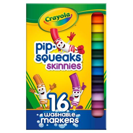 16-Count Crayola Washable Pip Squeaks Skinnies Markers