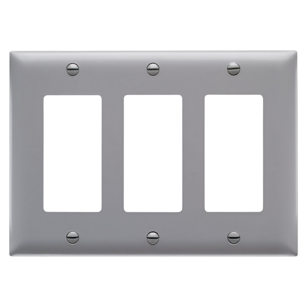 3-Gang Nylon Wall Plate