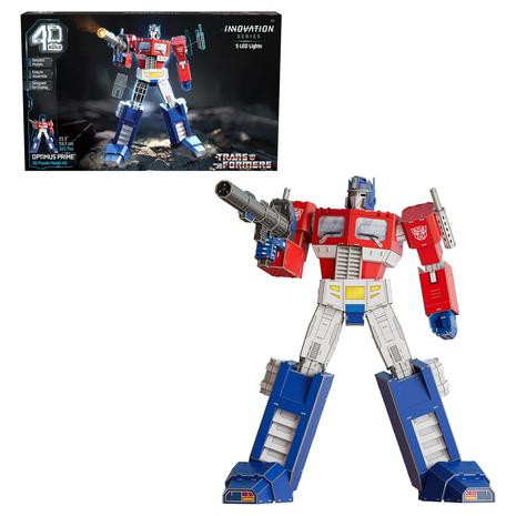 Transformers Optimus Prime 3D Model Puzzle Kit w/ LED Lights