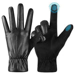 Touchscreen Leather Gloves