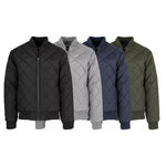 Men's Heavyweight Quilted Bomber Jacket