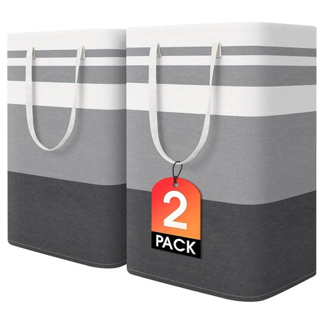 2 Large Collapsible Laundry Basket