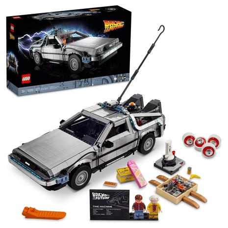 Lego Icons Back to the Future DeLorean Time Machine Car Set