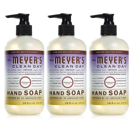 3 Mrs. Meyer’s Clean Day Hand Soaps