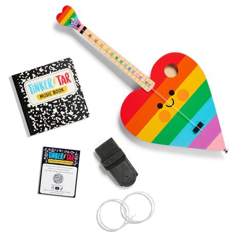 Rainbow Heart Start & Learn Guitar Toy