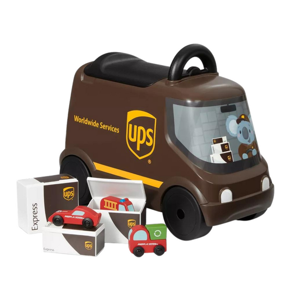 Radio Flyer UPS Delivery Truck Ride-On Toy