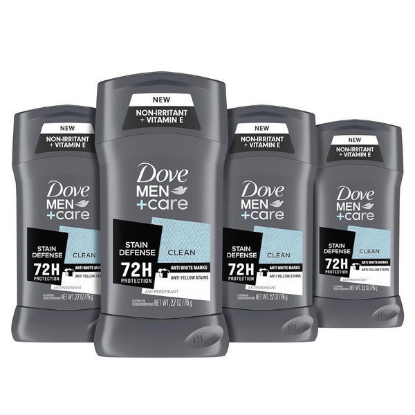 4-Pack Dove Men + Care 72-Hour Protection Deodorant