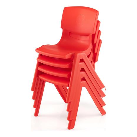 4-Pack Premium Plastic Stackable School Chairs