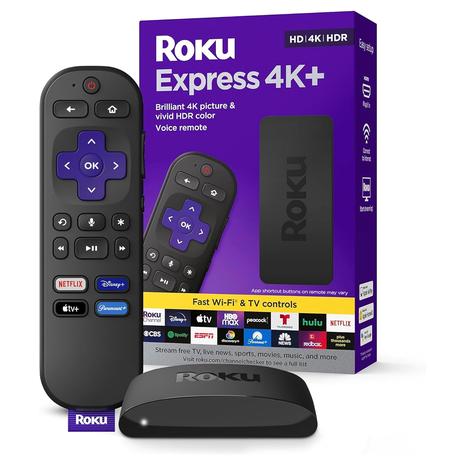 Roku Express 4K+ HDR Streaming Device