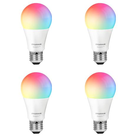 4-Pack Wi-Fi LED Smart Light Bulbs