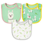 3-Pack Cotton Drooling Baby Bibs