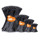 Set Of 400 Assorted Zip Ties Sizes