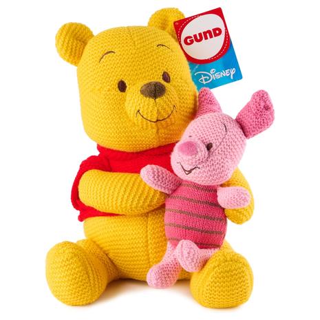 10" Winnie the Pooh & Piglet Knit Plushie