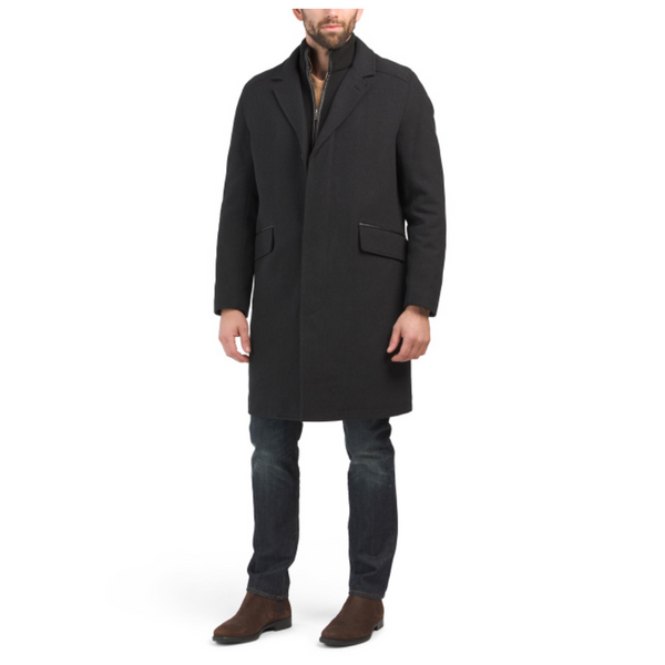 Cole Haan Signature Wool Blend Twill Coat