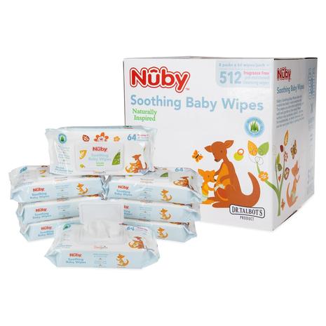 512-Count Nuby's Soothing Ultra Premium Baby Wipes