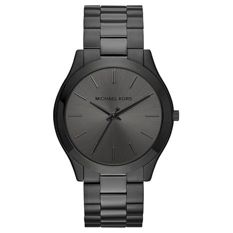 Michael Kors Men's Oversized Slim Runway Watch (Stainless Steel)