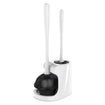 2-in-1 Toilet Brush And Plunger Set