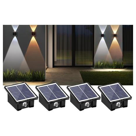 4-Pack Solar Powered Outdoor Lights