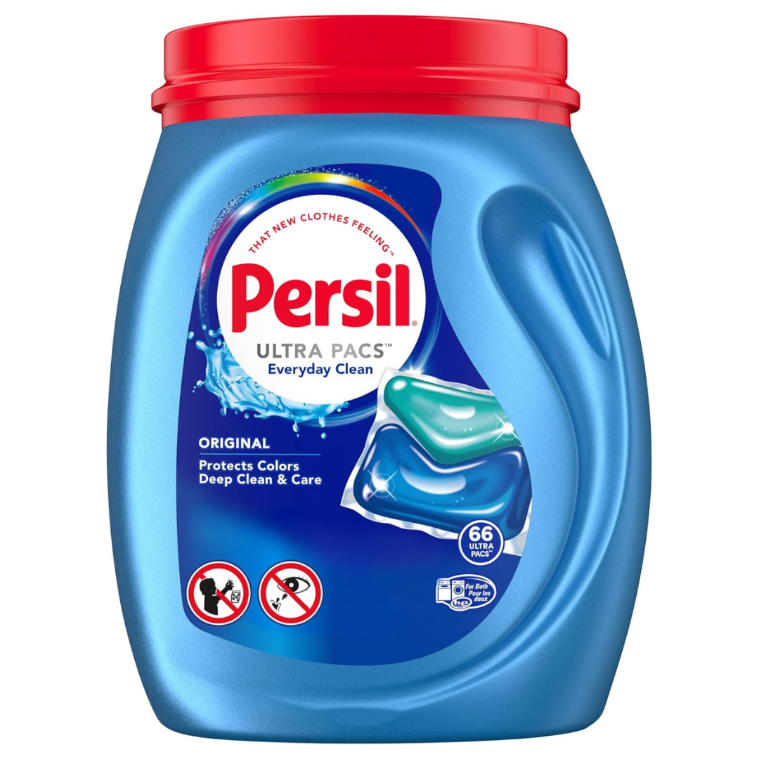 66 Persil Ultra Pacs Original Everyday Clean Laundry Detergent