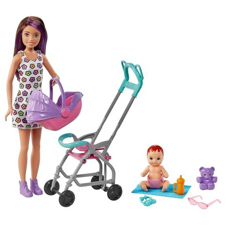 Barbie Skipper Babysitters Doll Playset w/ Accessories