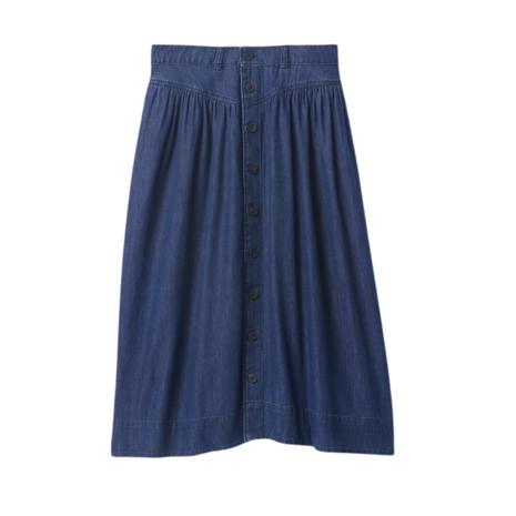 Gap Denim Western Yoke Midi Skirt