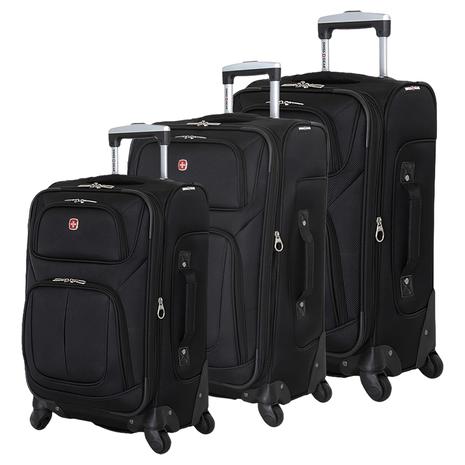 3-Piece SwissGear Expandable Luggage Set