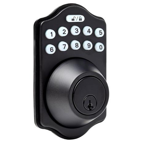 Amazon Basics Electronic Keypad Deadbolt Door Lock w/ Touch-Control