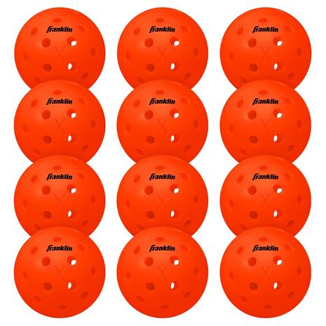 12 Franklin Sports X-40 Outdoor Pickleballs