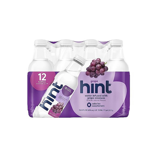 12 Bottles Of Grape Hint Water