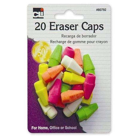 20 Pencil Eraser Caps