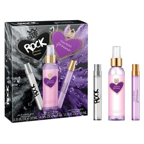 3-Piece Vera Wang Rock Princess Body Mist & Eau de Toilette Spray Gift Set