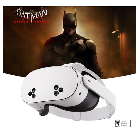 Meta Quest 3S 128GB All-in-One Headset + Batman: Arkham Shadow & 3-Month Trial of Meta Quest