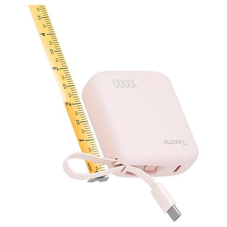 10000mAh Ultra Compact 22.5W Portable Charger w/ Built-in Type-C Cable