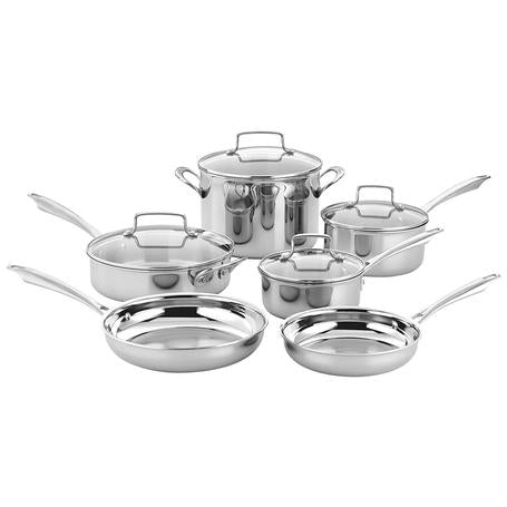 10-Piece Cuisinart Classic Pots & Pans Cookware Set