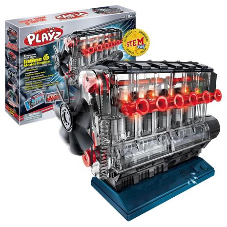 Build Your Own STEM Inline 6 Engine Model Kit