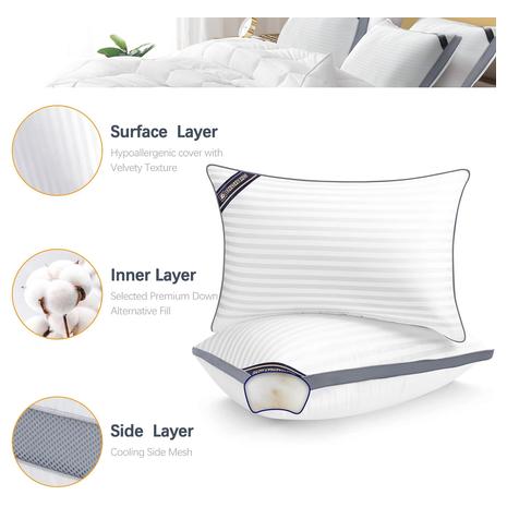 2 Luxury Hotel Collection Bed Pillows