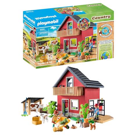 Playmobil Farmhouse w/ Outdoor Area