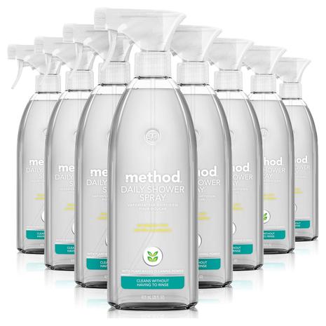 8 Pack Method Daily Shower Cleaner Spray (Eucalyptus Mint Scent)