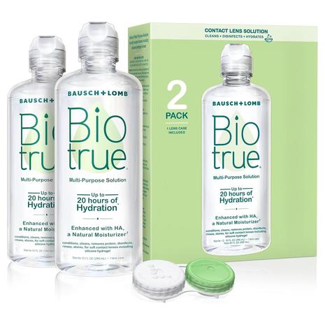 2-Pack Biotrue Contact Lens Multi-Purpose Solution