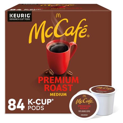 84-Count McCafe Premium Roast Single-Serve Keurig K-Cup Pods