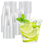 100-Pack 9 oz Clear Plastic Party Cups