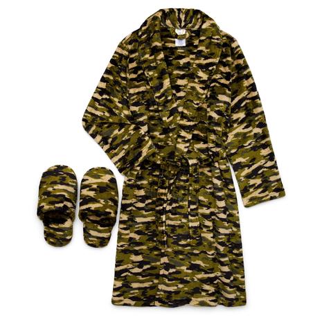 Boys Robe & Slippers (2 Colors)