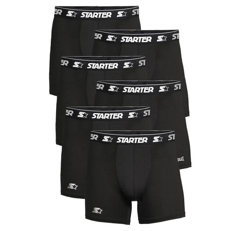 6 Starter Men’s Active Performance Boxer Briefs (10 Colors)