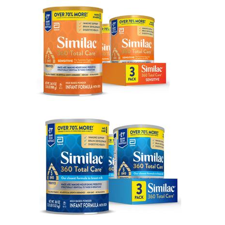 3 Cans Of Similac Formula