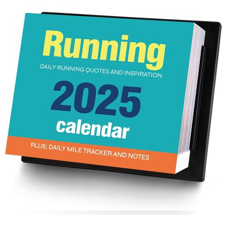 2025 Runners Motivational Desk Calendar