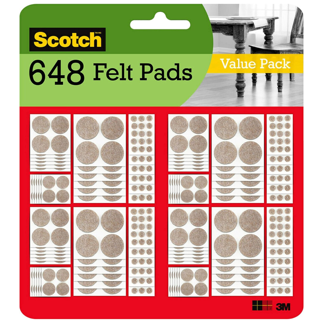 Scotch Felt Pads Value Pack