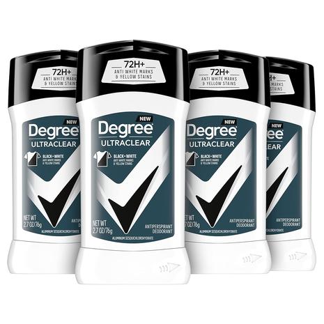 4 Degree Men UltraClear Antiperspirant Deodorant Black + White