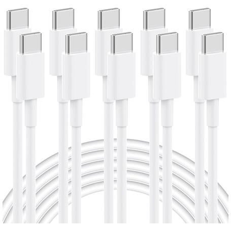 5-Pack 60W USB-C Charging Cables