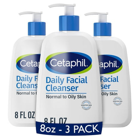 3-Pack Cetaphil Daily Facial Cleanser
