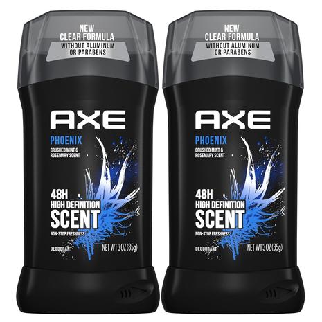 2-Pack Axe Dual Action Deodorant Sticks